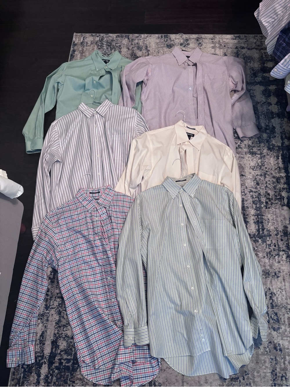 Lands' End Men’s Dress Shirts (6)
